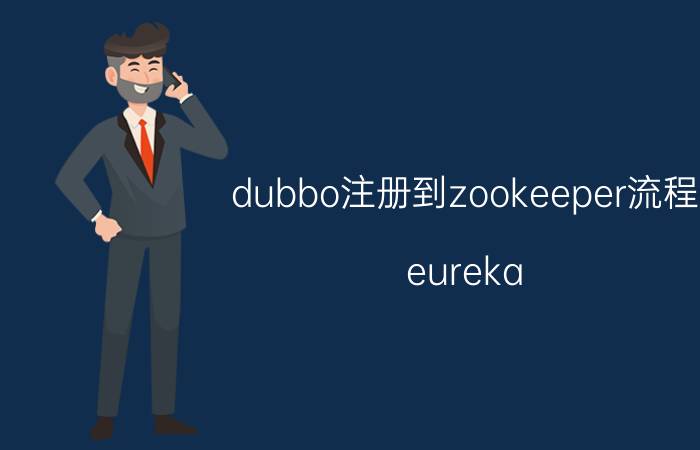 dubbo注册到zookeeper流程 eureka dubbo区别？